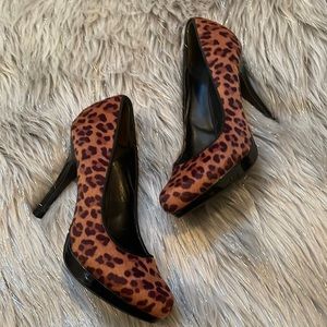 Leopard print heels